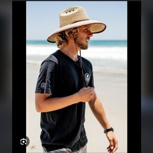 The Peter Grimm Southern California Lifeguard Hat Unisex  L 100% Straw Like New